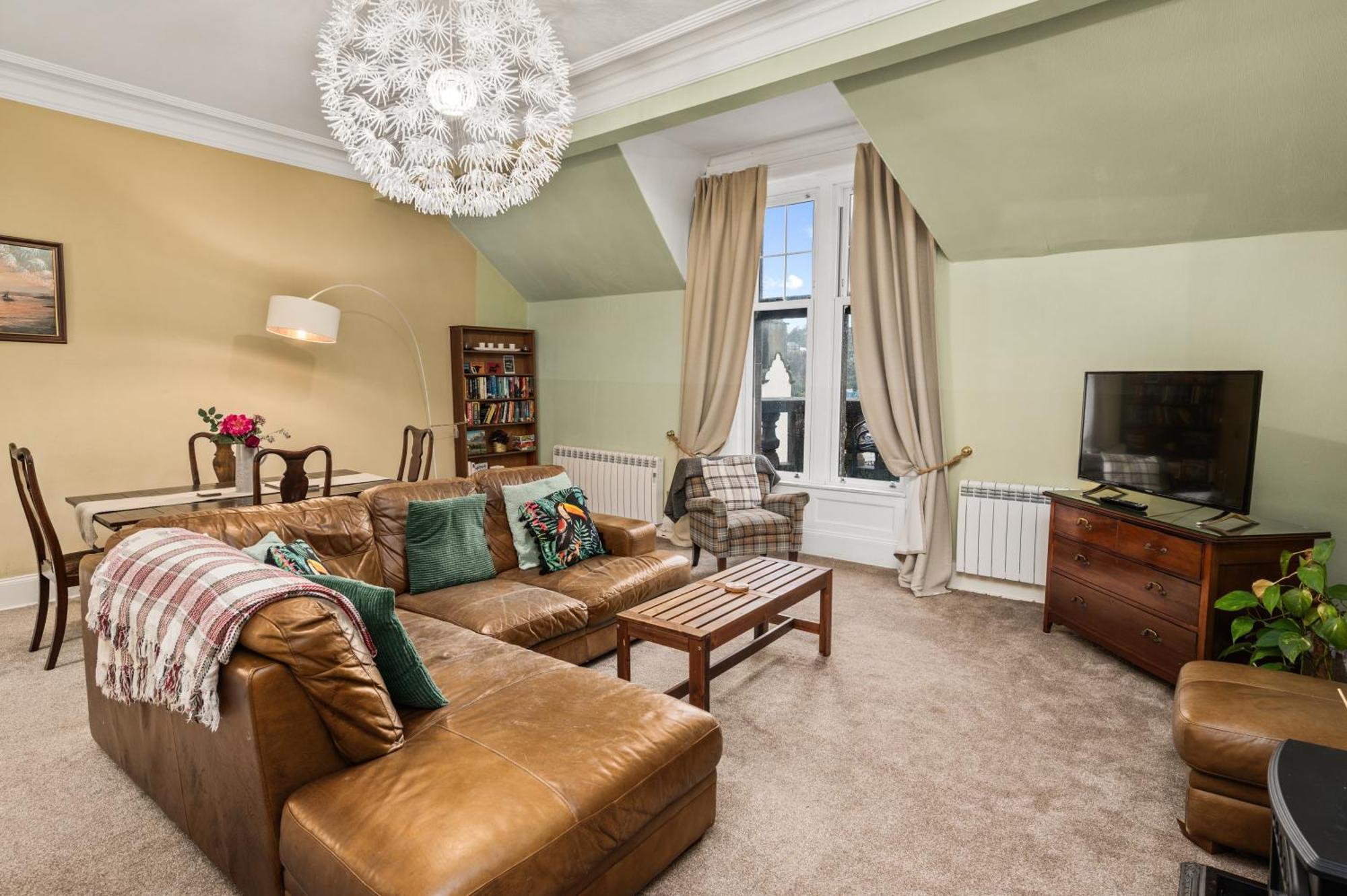 Panoramic Sea Views - Stunning 3Bd Apt & Balcony Oban Exteriör bild