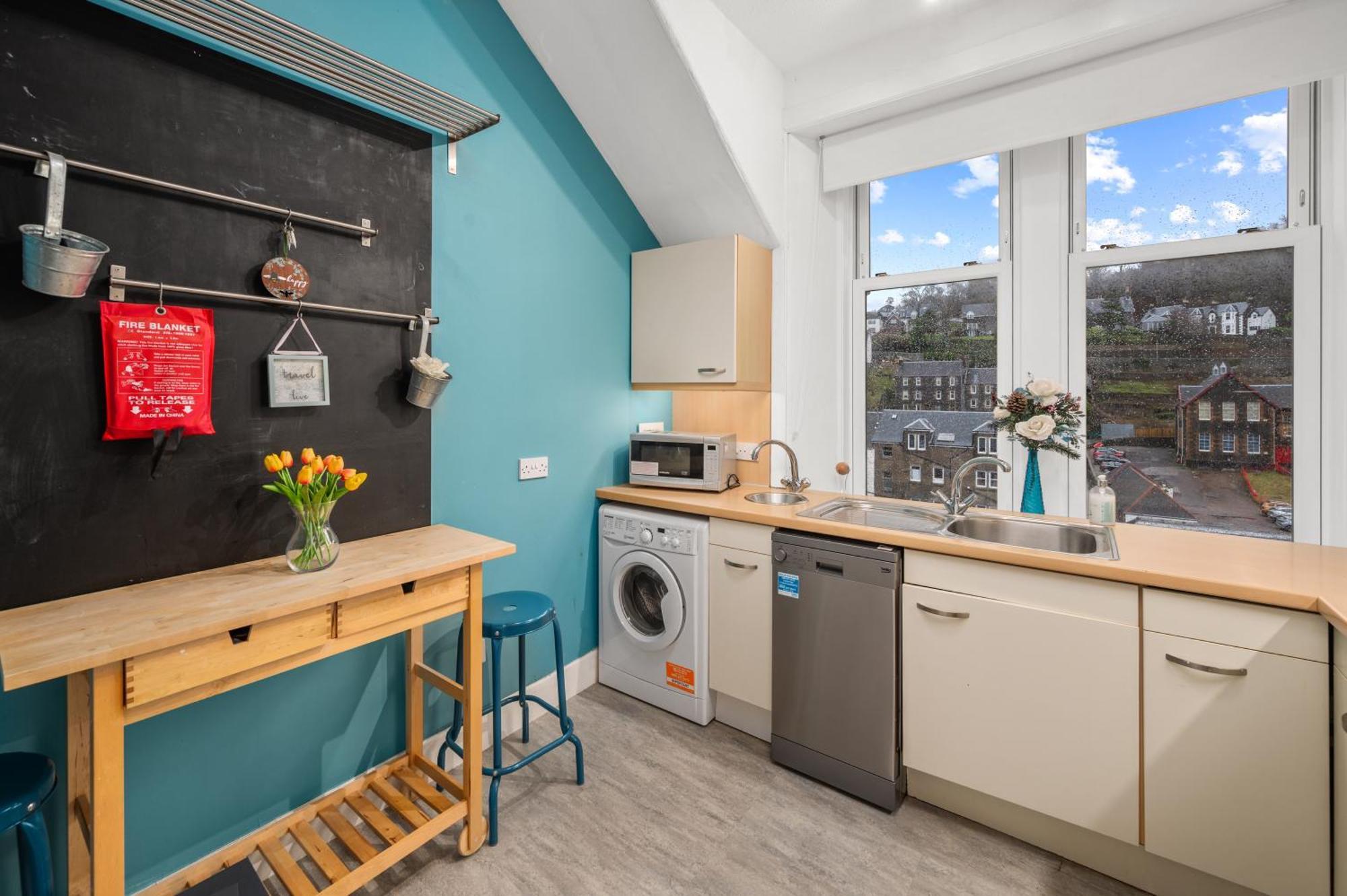 Panoramic Sea Views - Stunning 3Bd Apt & Balcony Oban Exteriör bild